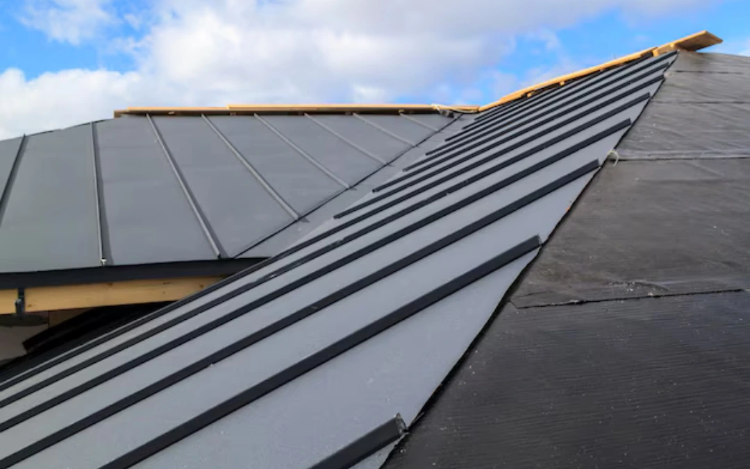 Metal roof installation